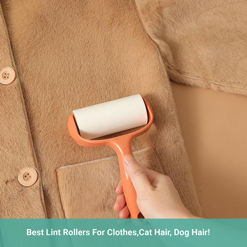 Lecluse Clothes Lint Roller Brush Car Lint Roller Sticky Dog Pet Hair Cleaning D