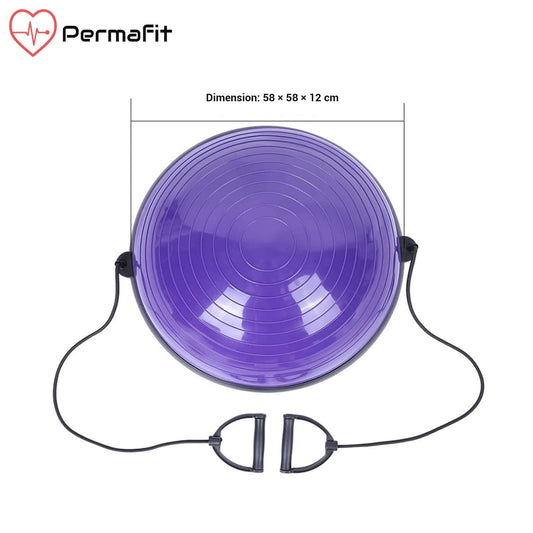 Permafit Yoga Bosu Balance Ball Gym Training Exercise Fitness Core Pilates Half