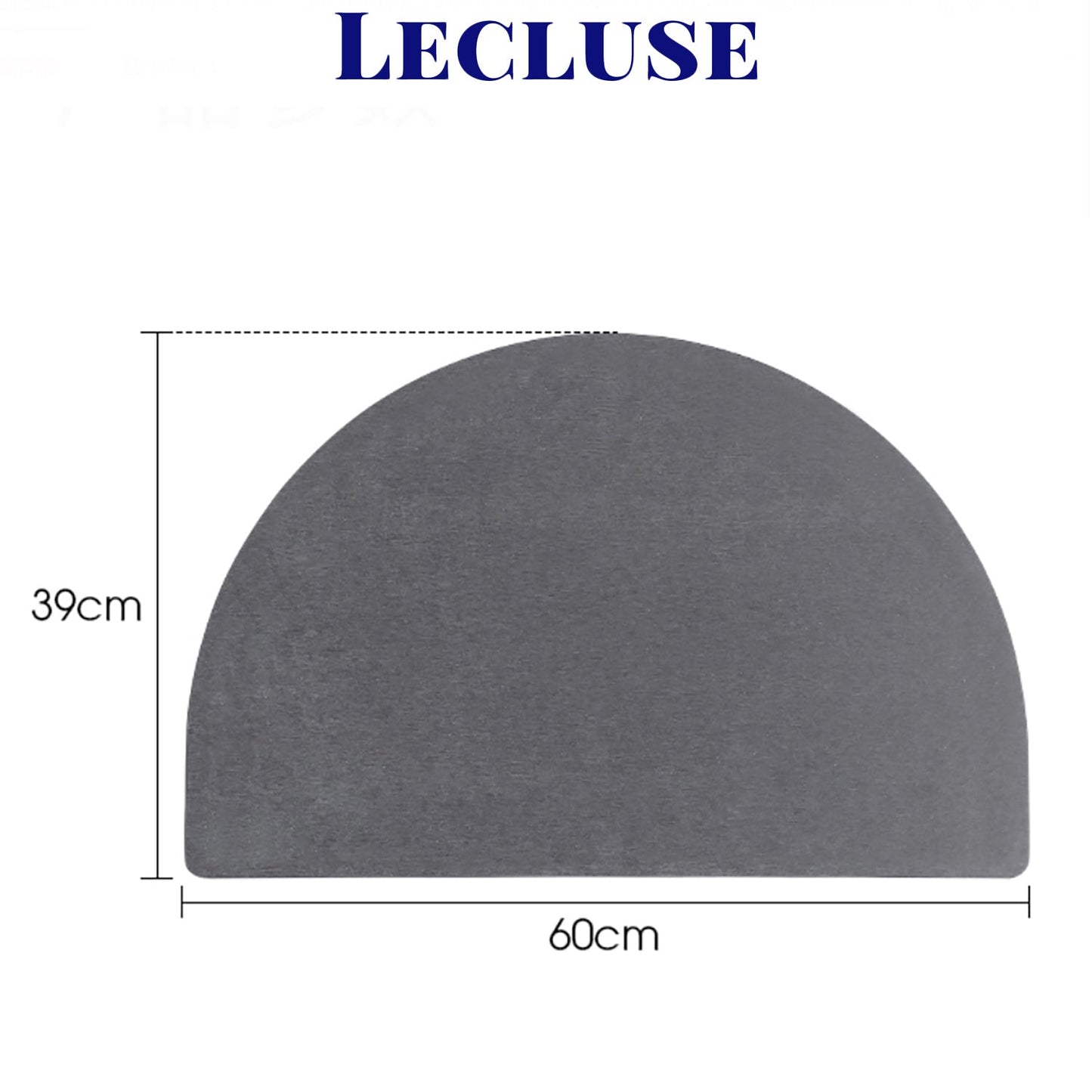 Lecluse Bathroom Absorbent Mat Diatomaceous Earth Mud Floor Pad Fast Drying