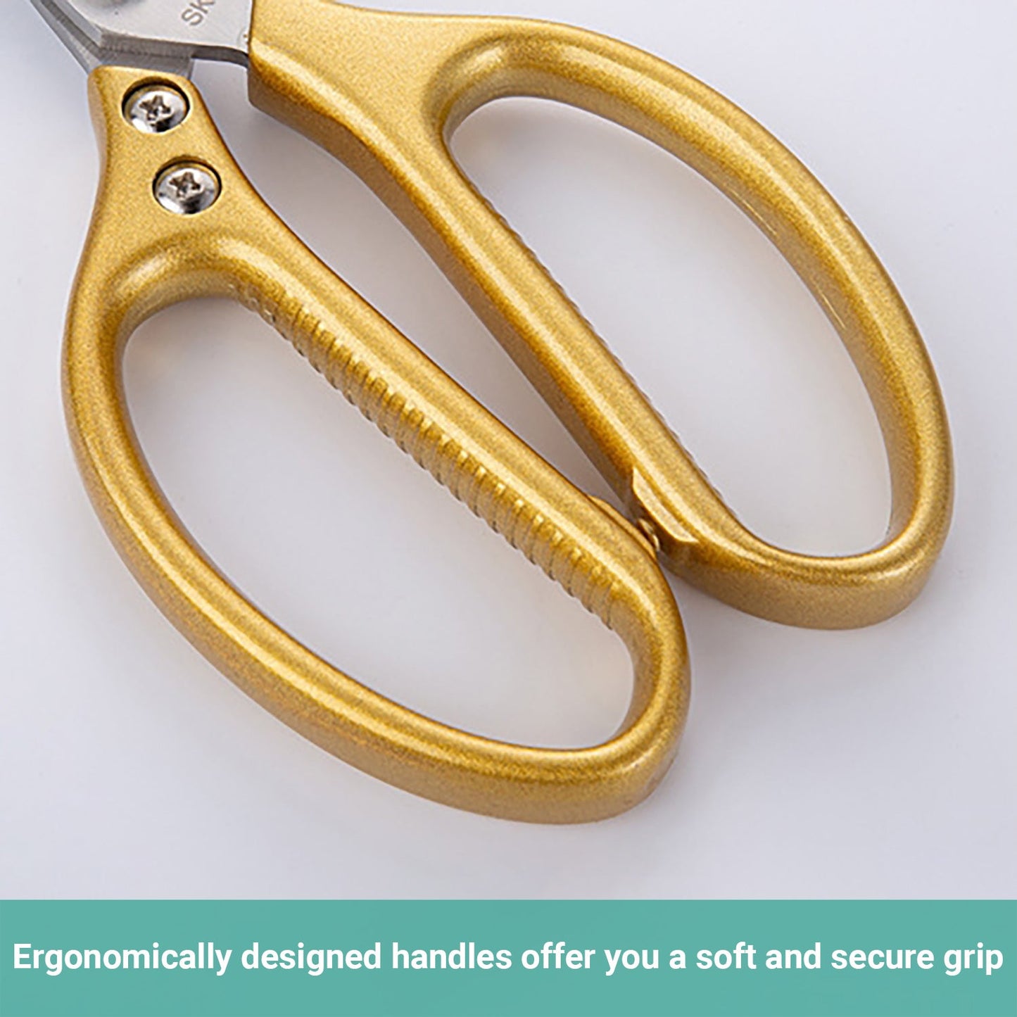 2x Lecluse Kitchen Shears Heavy Duty Scissors Stainless Steel Multi-Purpose Cut