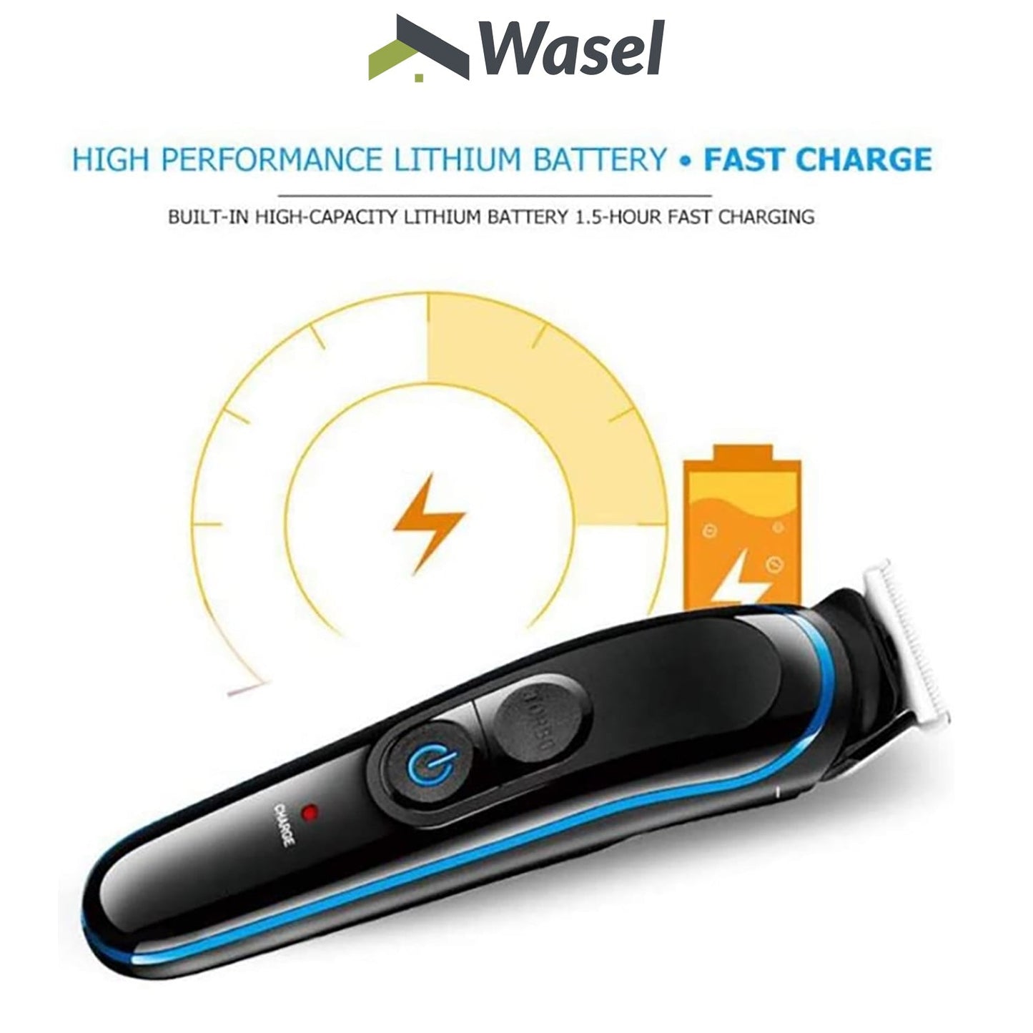 Wasel Electric Shaver Set Hair Clipper Beard Trimmer Cutter Kit Men Razor 5 In 1