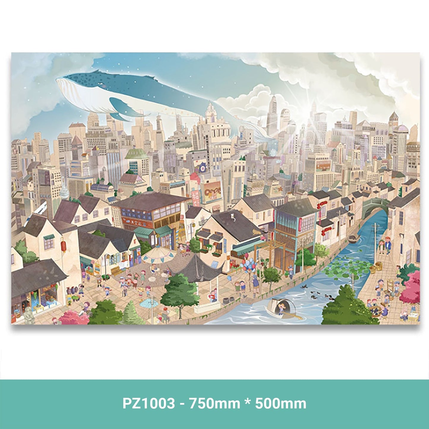 Lineguard 1000 Piece Jigsaw Puzzle Adults DIY Craft Children Educational Toy