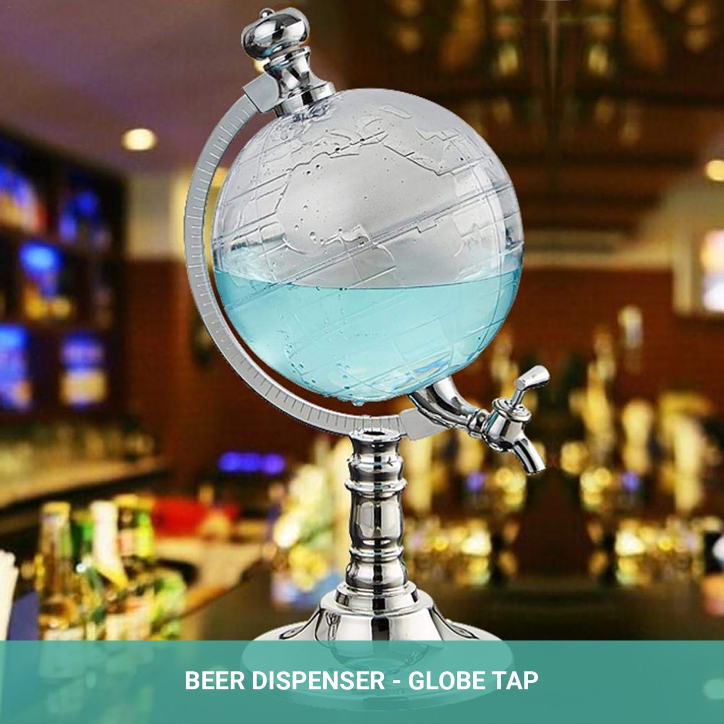 Pardy Beer Dispenser Bar Tap Wine Gas Station Vessel Pump Globe Water Machine