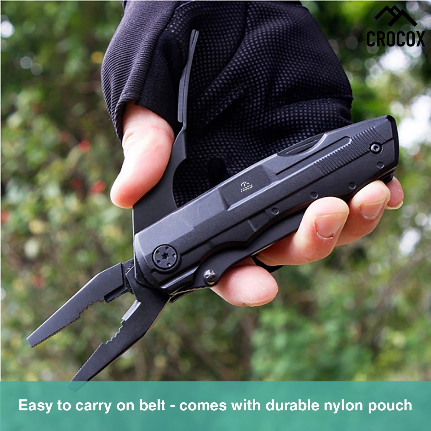 Crocox Mini EDC Folding Knife Utility Set Pocket Survival Tools Hunting Tactical