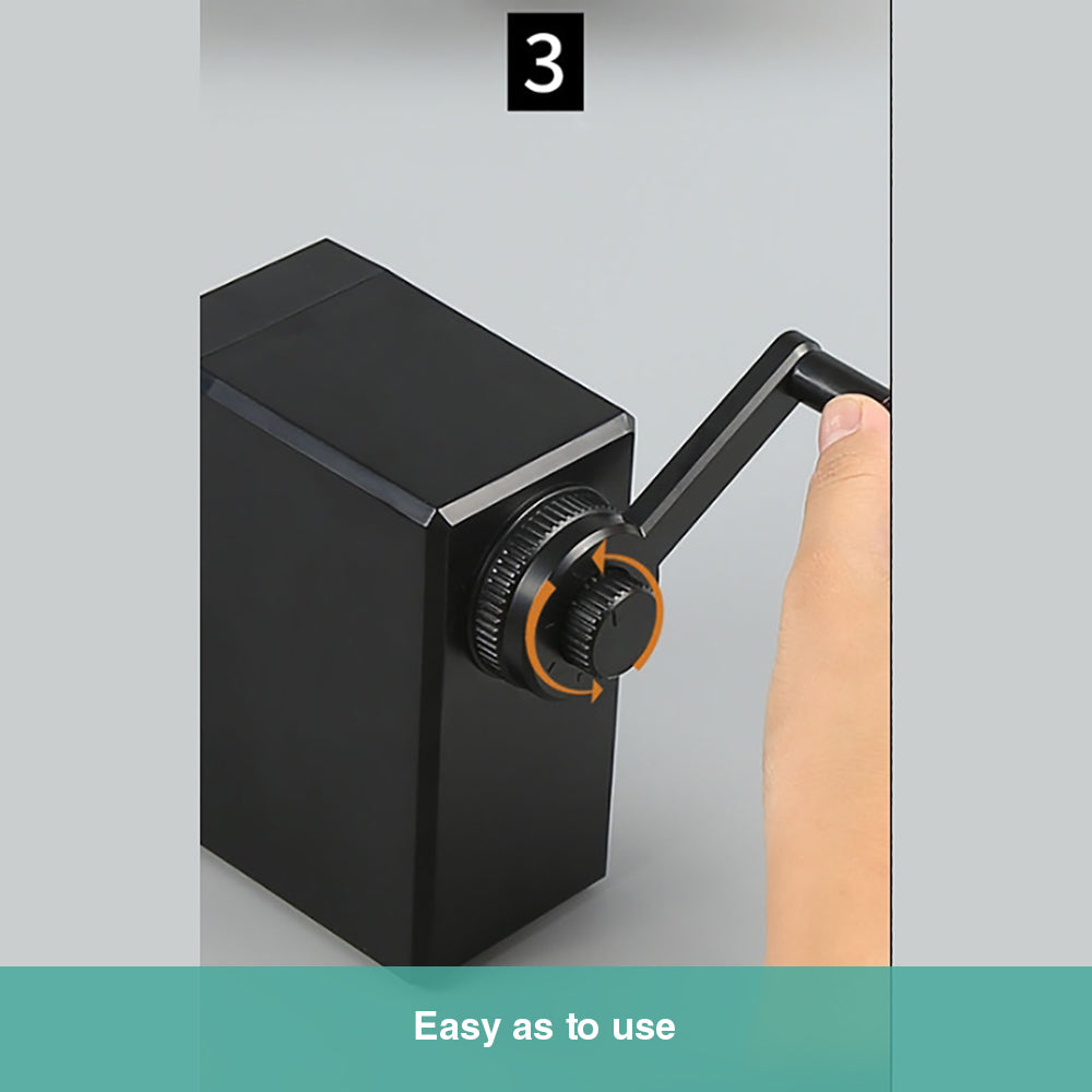 Lineguard Mechanical Pencil Sharpener Manual Desktop Charcoal Stationery Hand