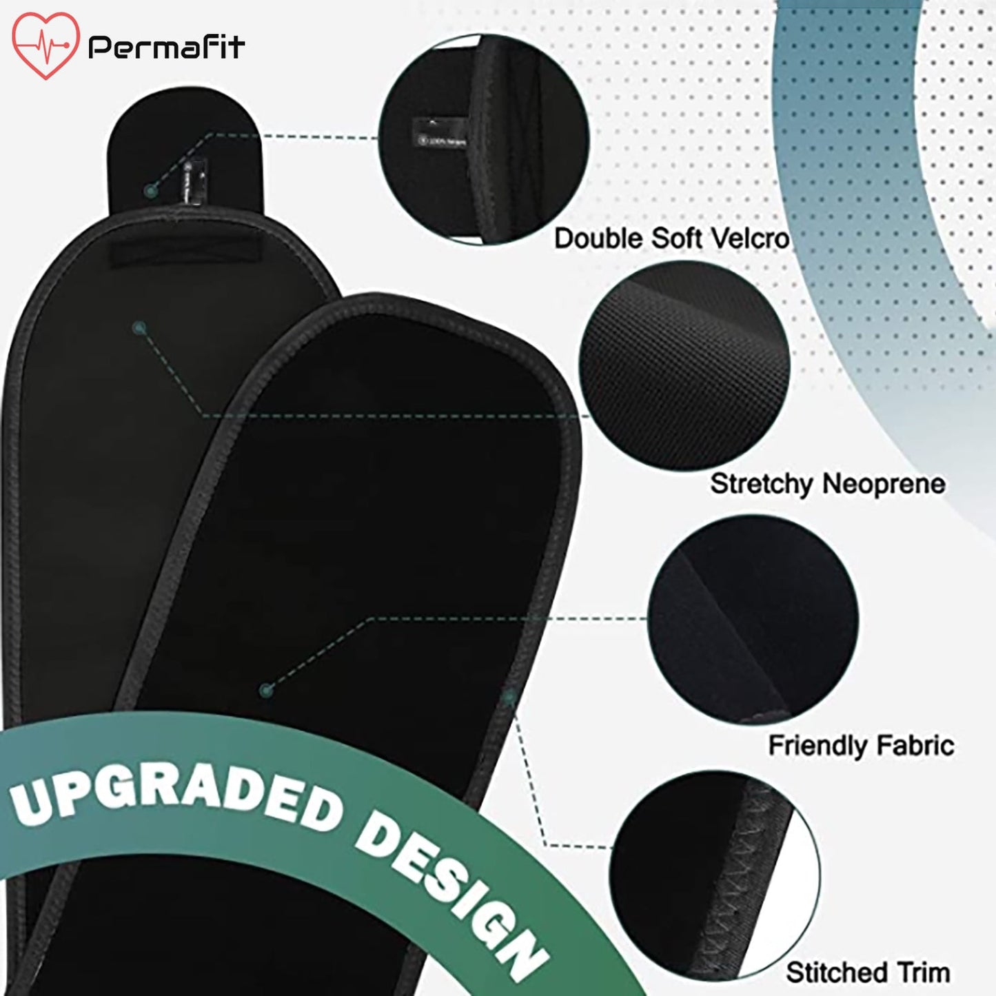 Permafit Waist Trainer Men Trimmer Belt Women Weight Loss Compression Shapewear