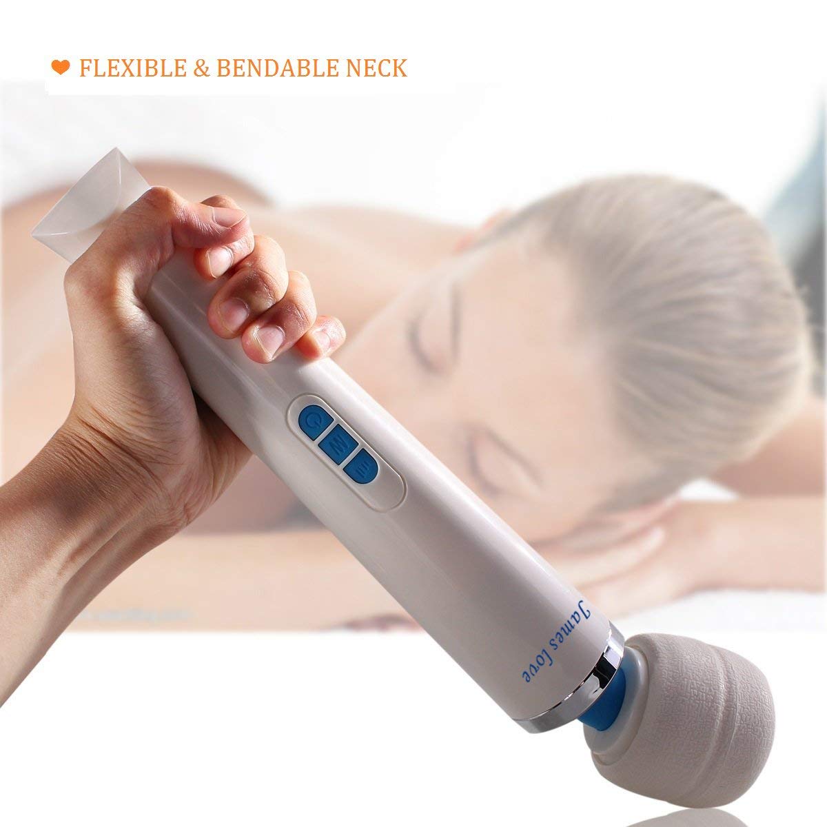 Magic Wand Vibrator Massager Handheld Body Bullet Sex Toy Cordless Adults Dildo