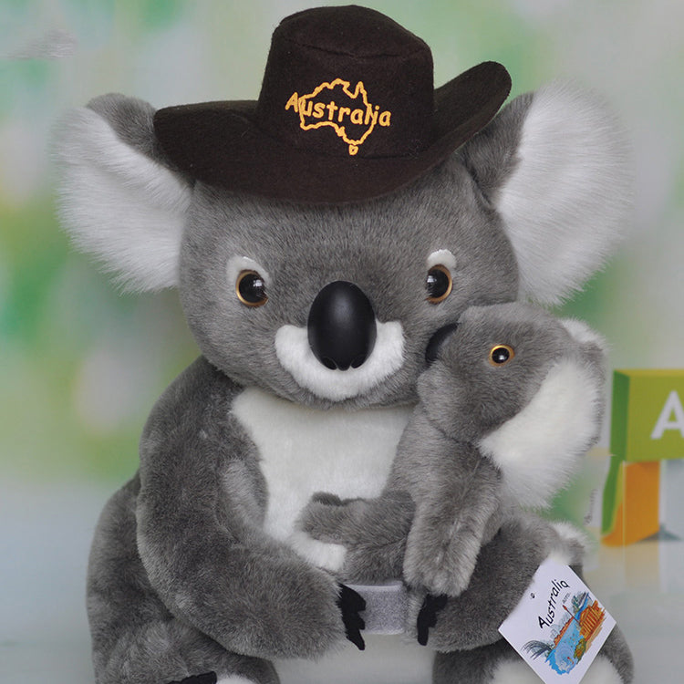 Koala With Baby Plush Stuffed Soft Toy Kids Gift Souvenir Australian Huggable AU