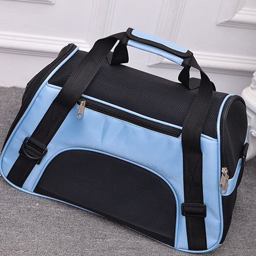 Pet Carrier Bag Carry Portable Large Cat Dog Travel Bag Airline Certified Strap