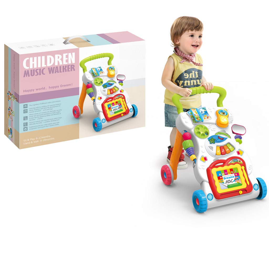 Truboo Walker Baby Push Toddler Toys Activity Centre Music Kids Balance Wheels