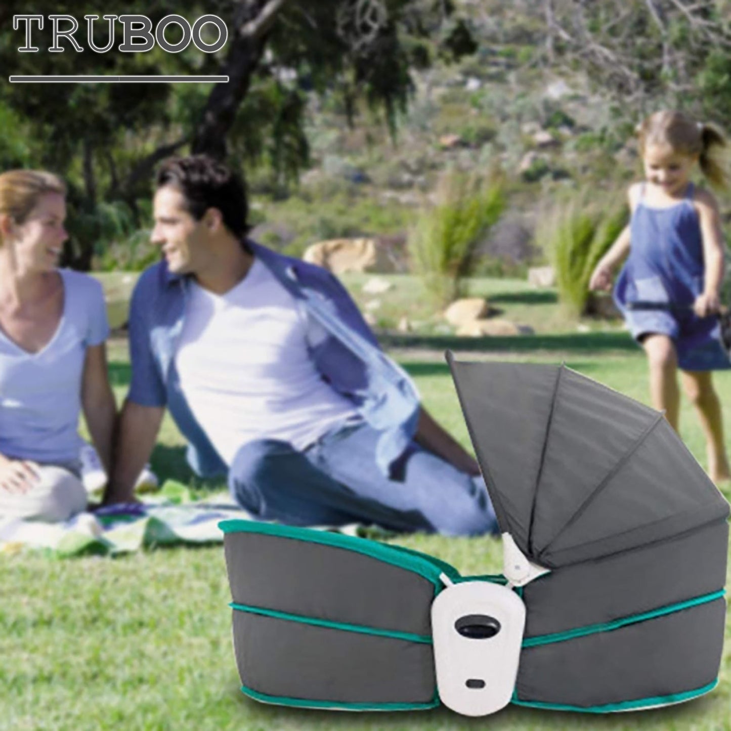 Truboo 5 In 1 Baby Rocker Infant Swing Chair Newborn Bouncer Bassinet Bed