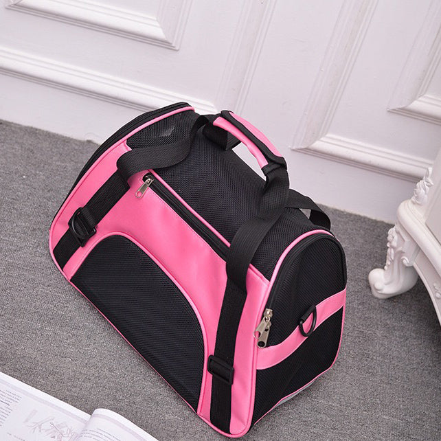 Pet Carrier Bag Carry Portable Large Cat Dog Travel Bag Airline Certified Strap