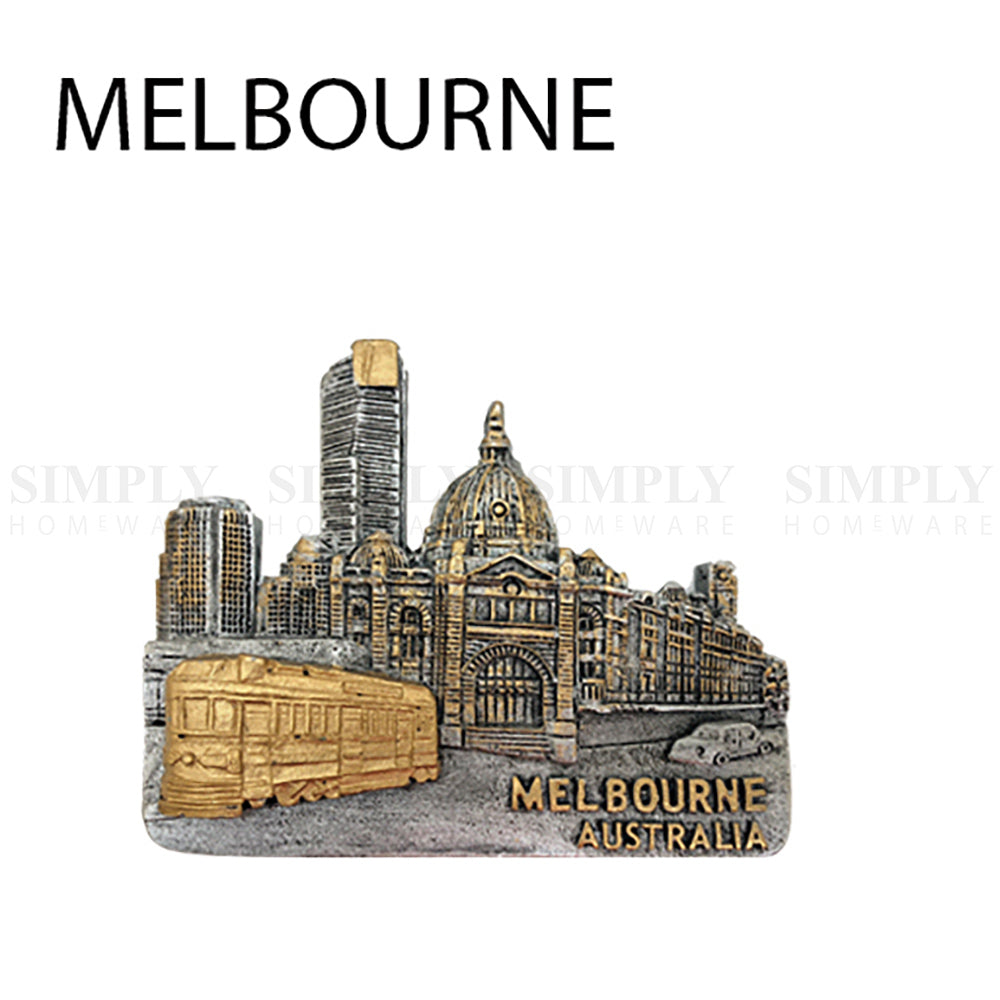 2x Australian Souvenirs Fridge Magnets Sydney Melbourne Thermometer Aussie Gift - Simply Homeware