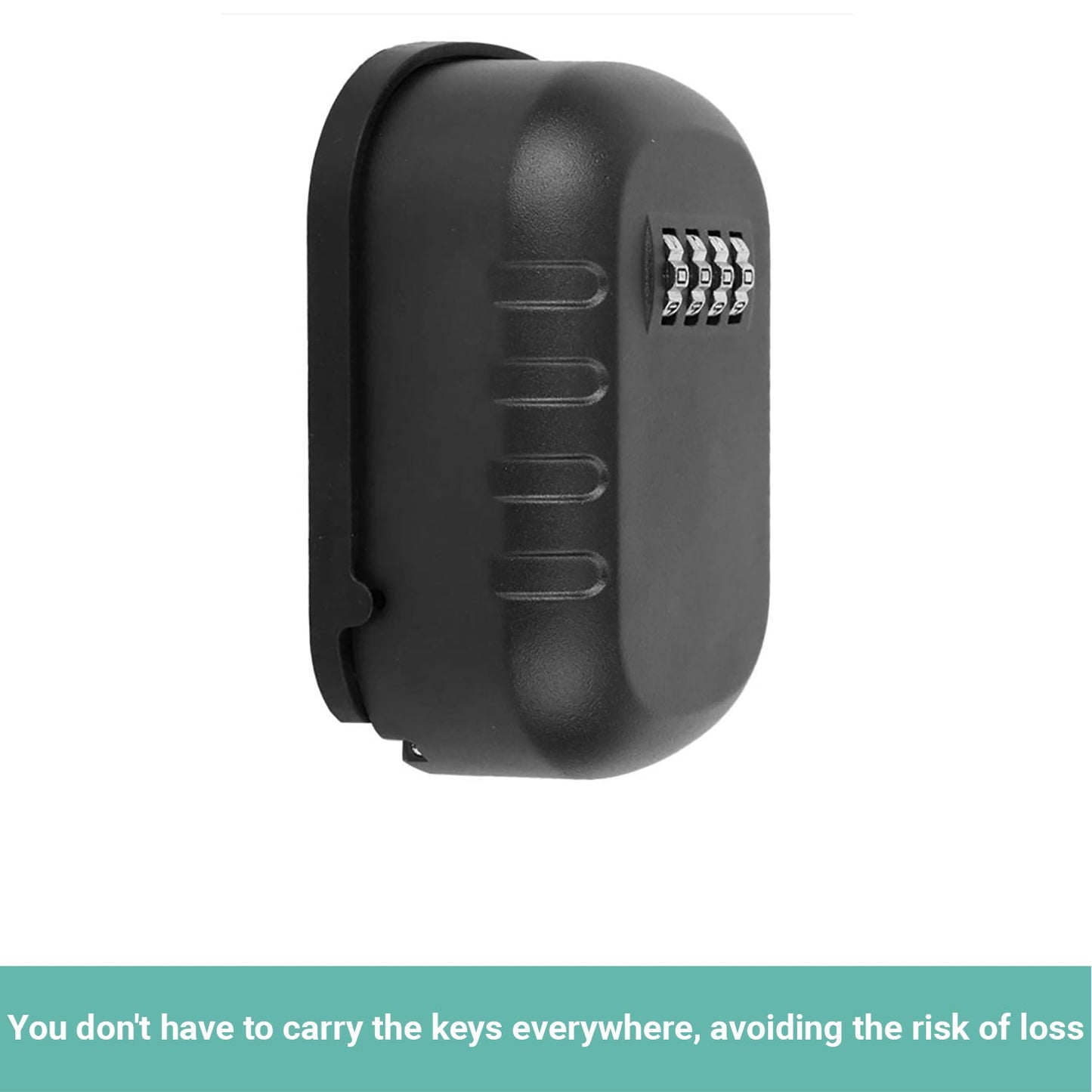 Lecluse Key Lock Box Storage Case Wall Mounted 4 Digit Password Security Hider