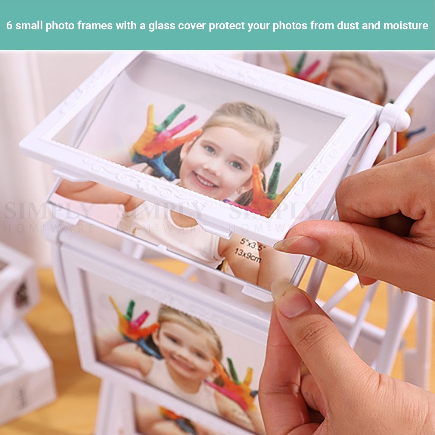 Lineguard Ferris Wheel Photo Frame Rotating Picture Platform Windmill Display