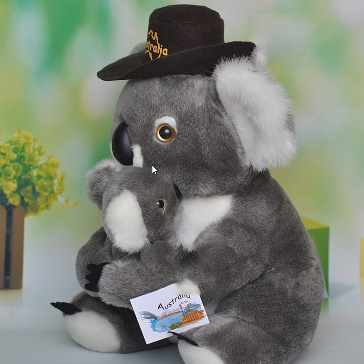 Koala With Baby Plush Stuffed Soft Toy Kids Gift Souvenir Australian Huggable AU