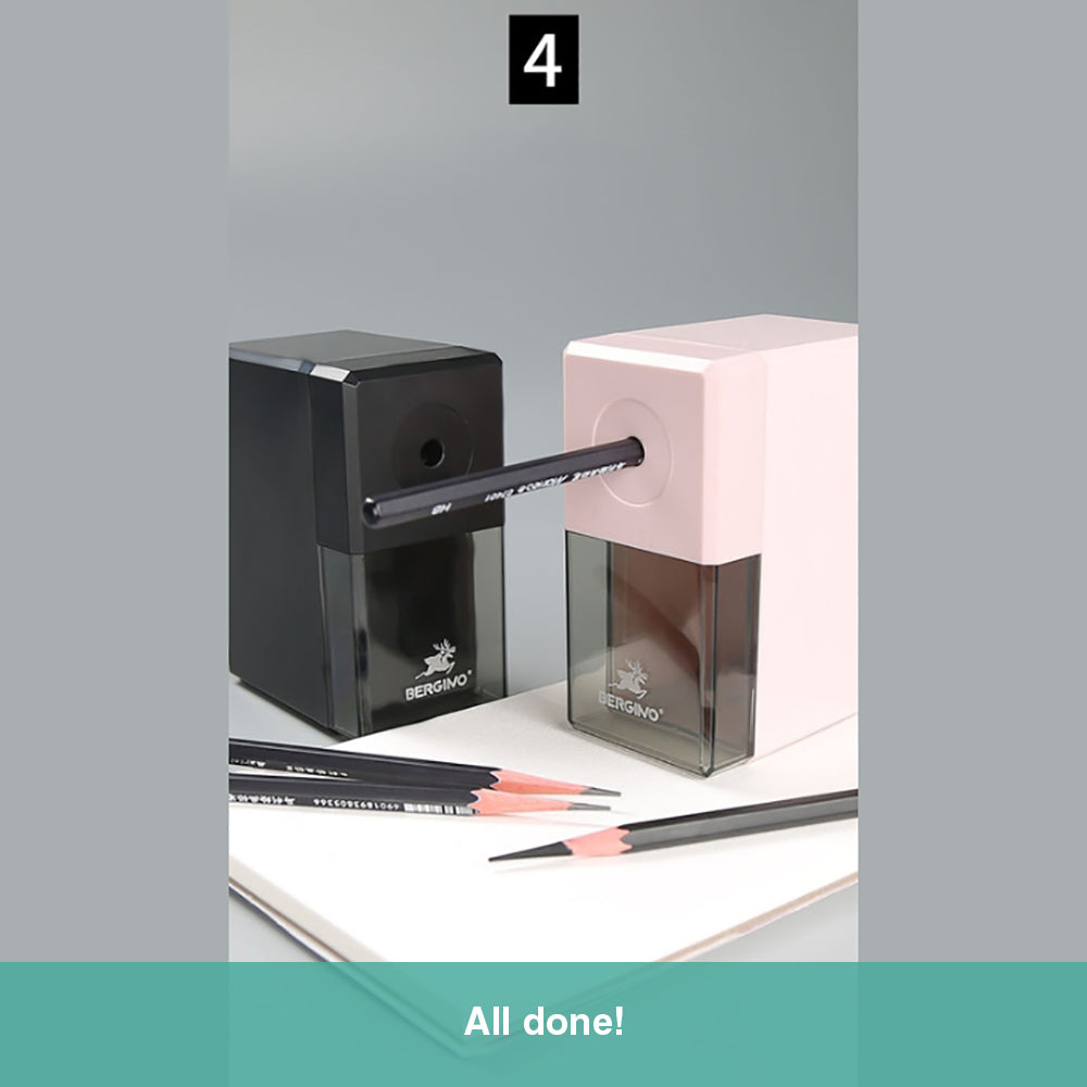 Lineguard Mechanical Pencil Sharpener Manual Desktop Charcoal Stationery Hand