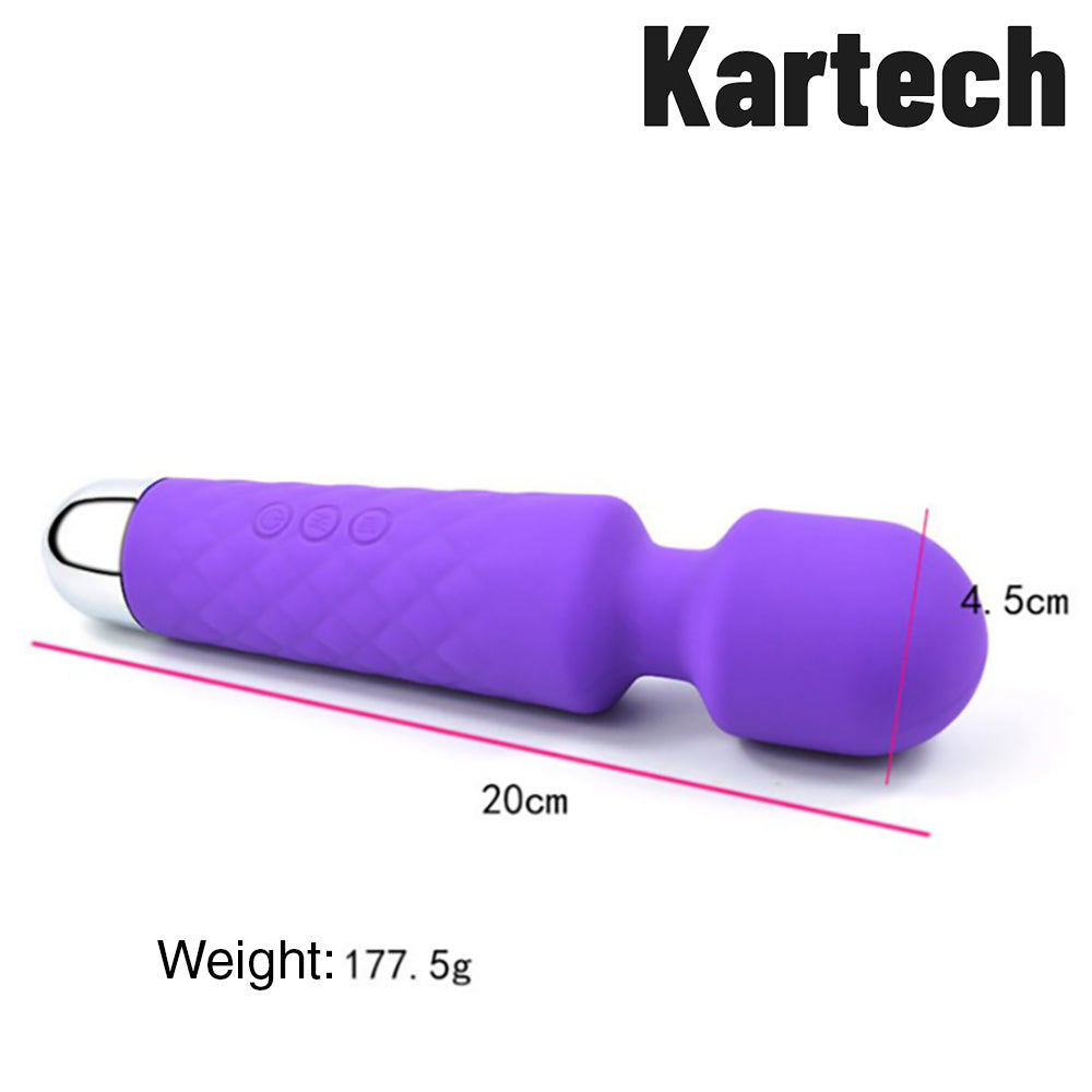 Magic Wand Vibrator Massager Handheld Body Bullet Sex Toy Cordless Adults Dildo