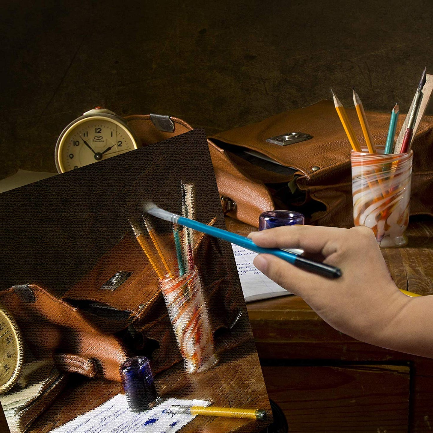 5x Blank Artist Canvas Canvases Stretched Art Large White Range Oil Acrylic Wood