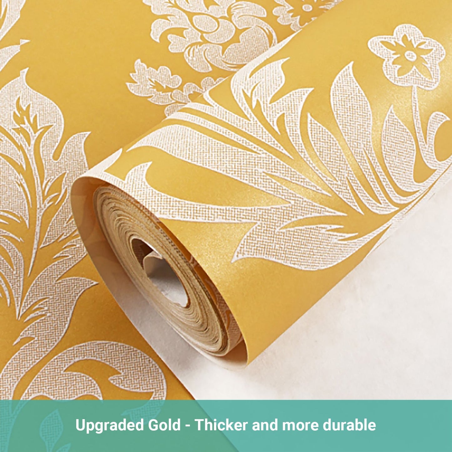Wasel 3D Luxury Damask Wallpaper Nordic Embossed Texture Paper Roll Bedroom Stic