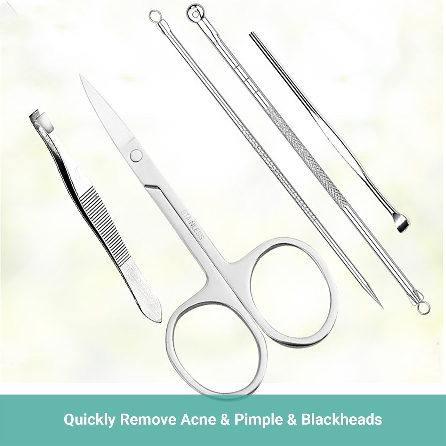 Lebeau 10 In 1 Eyebrow Razor Set Beauty Tool Eyelash Curler Hair Scissors Comb
