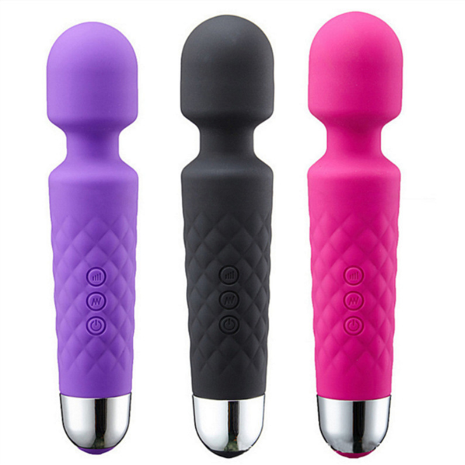Magic Wand Vibrator Massager Handheld Body Bullet Sex Toy Cordless Adults Dildo