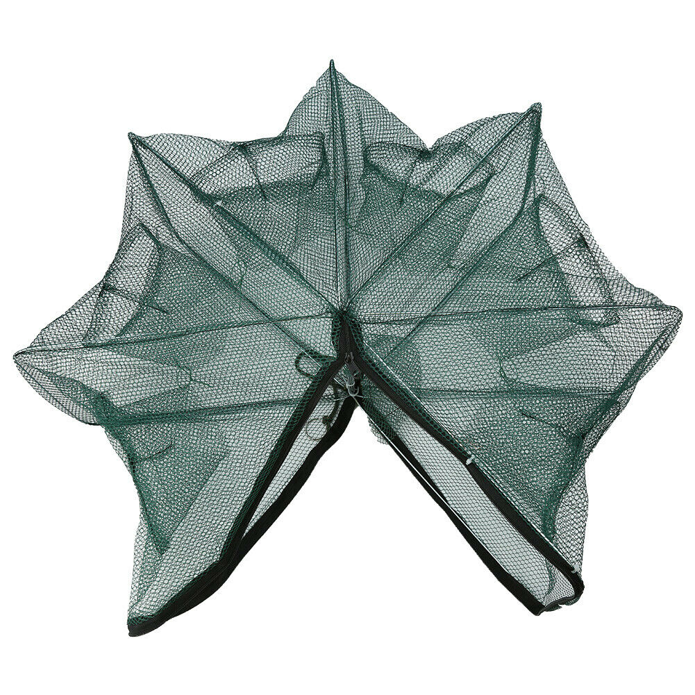 Crocox Fishing Net Cage Foldable Trap Shrimp Crab Minnow Yabbie Automatic Large