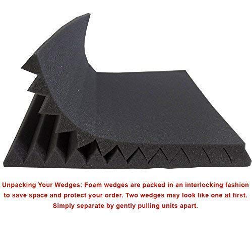 Sound Proofing Acoustic Panels Tiles Foam Studio Egg Shell Insulation Bass Traps