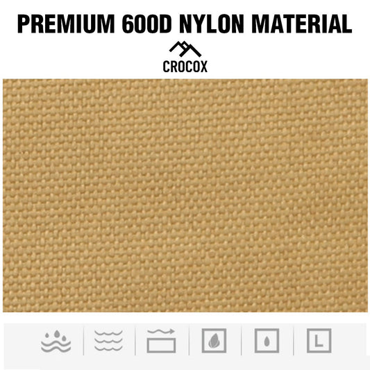 Crocox MOLLE Tactical Backpack Bag Military Pouches Rucksack Canvas Army Hiking