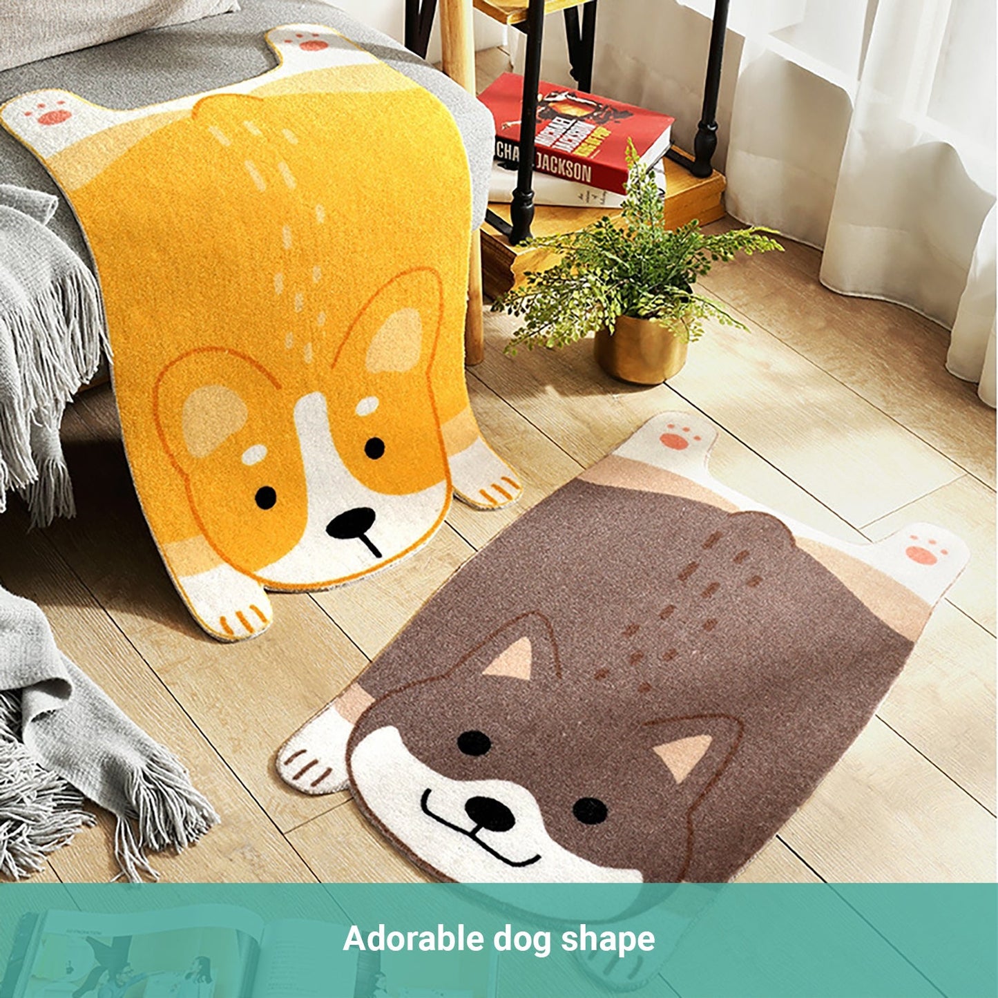 Lecluse Cartoon Door Mat Floor Carpet Non Slip Rug Bathroom Entrance Absorbent