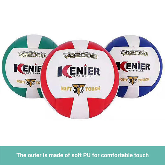 Crocox Microfiber Volleyball Size 5 Traning Soft Touch Indoor Outdoor Beach Play