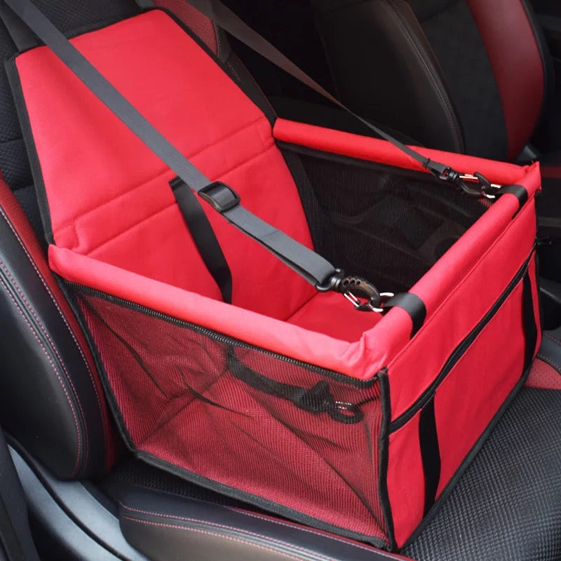 Pet Car Seat Booster Dog Cat Foldable Enclosure Secure Carrier Basket Travel