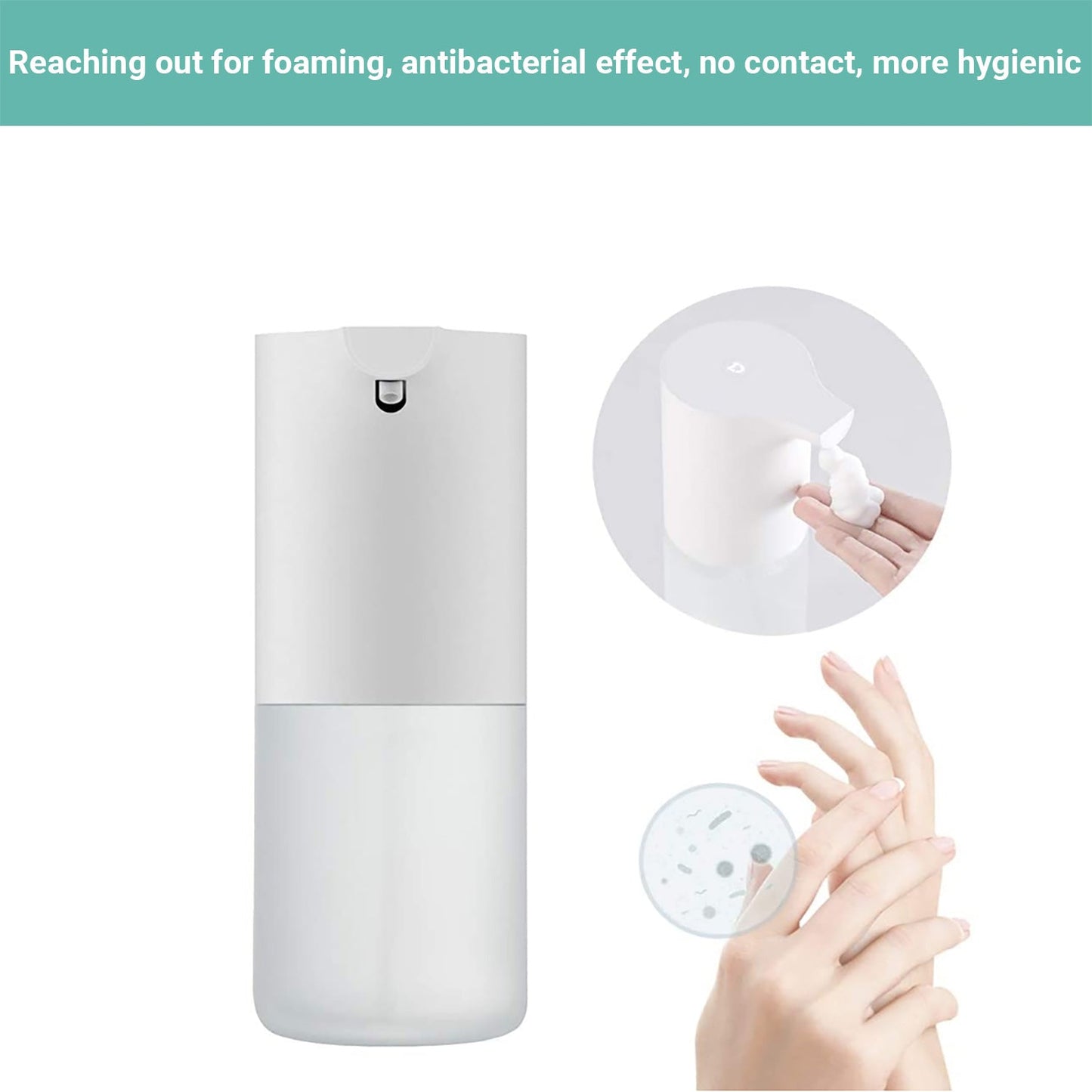 Wasel Automatic Foaming Hand Washer Set Soap Dispenser Sensor Touchless 320ML