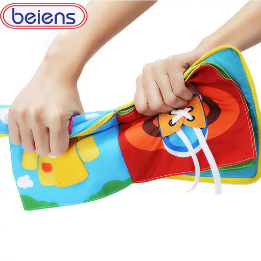 Cloth Book Activity Baby Kids Learning Fabric Shape Travel Toy Wash High Quality