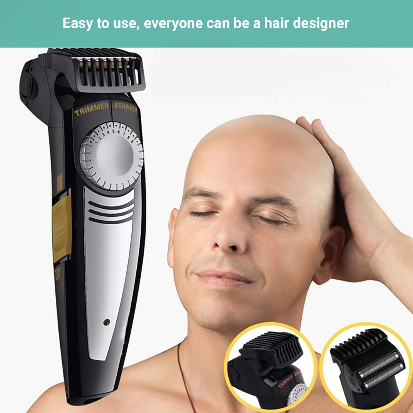 Wasel Electric Shaver Set Hair Clipper Beard Trimmer Cutter Kit Men Razor 5 In 1