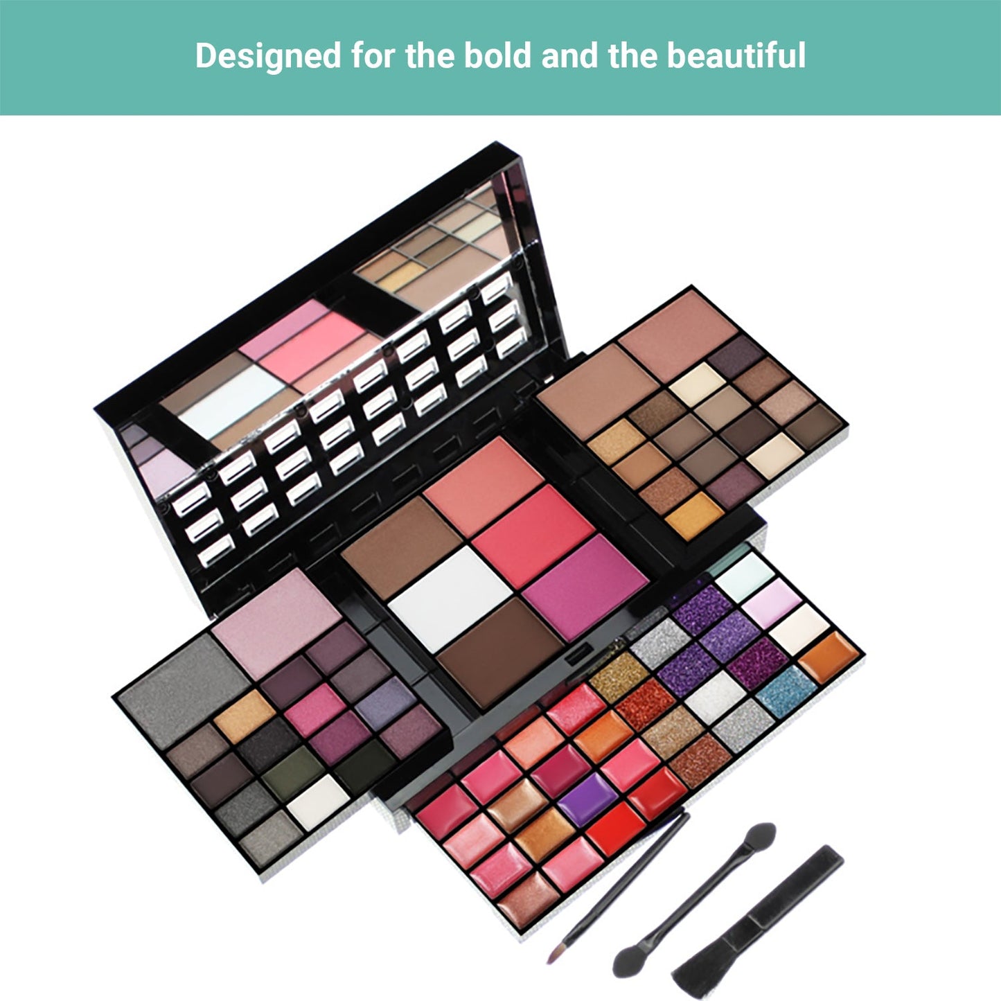 Wasel Make Up Set Eyeshadow Palette Blush Gloss Cosmetic Kit 24/74/177 Colours