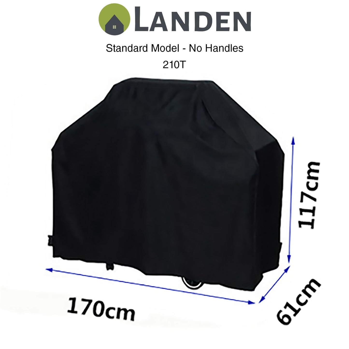 Landen BBQ Covers 2/4/6 Burner Waterproof Outdoor Gas Burner Barbecue Protector