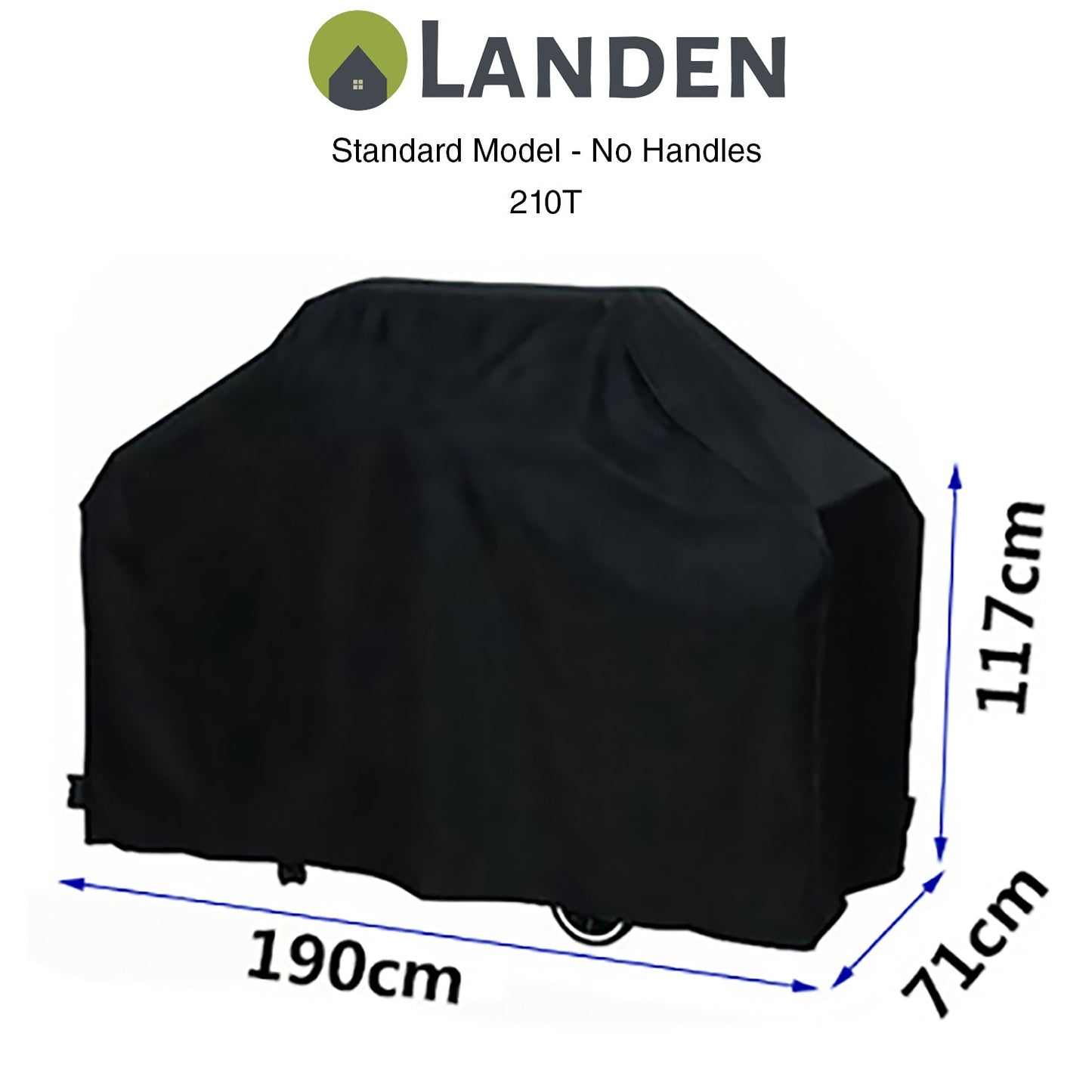 Landen BBQ Covers 2/4/6 Burner Waterproof Outdoor Gas Burner Barbecue Protector