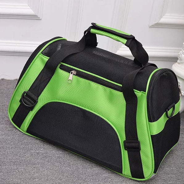 Pet Carrier Bag Carry Portable Large Cat Dog Travel Bag Airline Certified Strap