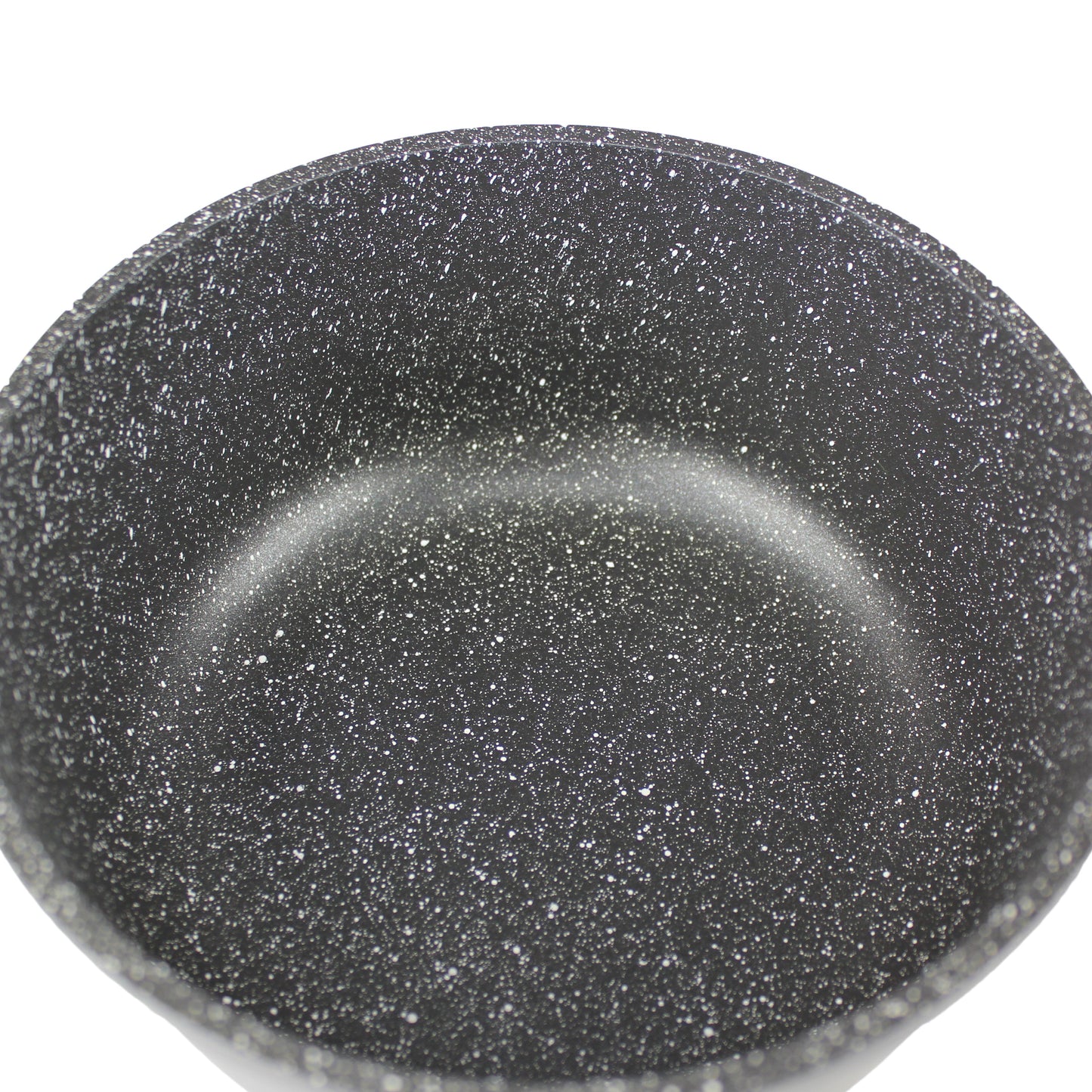 Non Stick Casserole Stockpot Saucepan Cookware Aluminium Marble Black Glass Lids