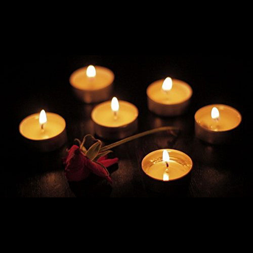 Tea Light Candles 9 Hour 100pcs Bulk Tealight Candle Tea Lights Tealights White
