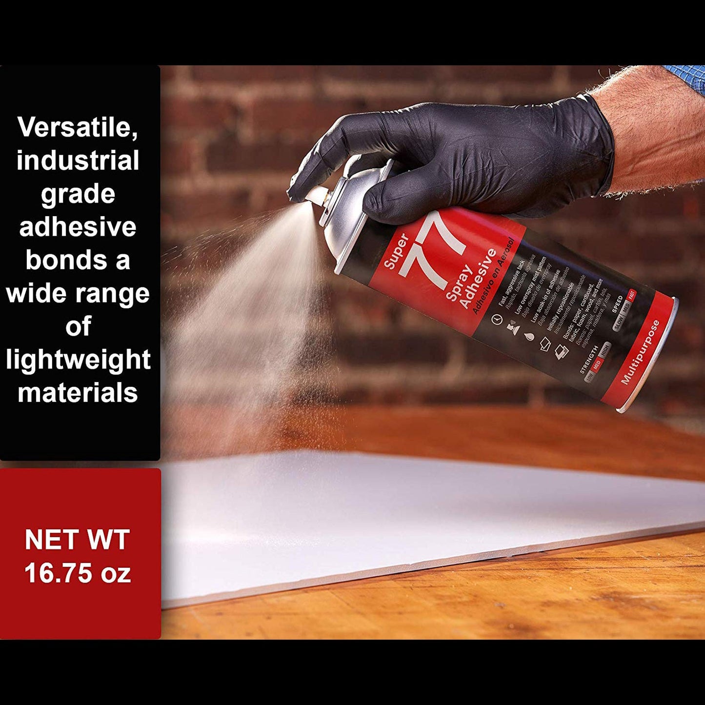 Kartech Spray Adhesive Glue Super Contact Strong Aerosol Can Wall Acoustic Foam