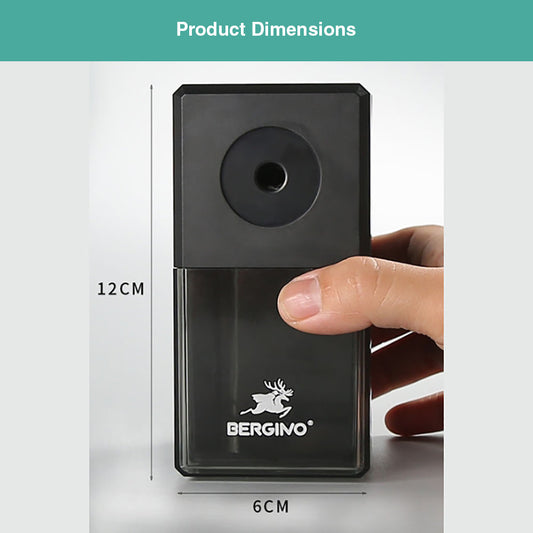 Lineguard Mechanical Pencil Sharpener Manual Desktop Charcoal Stationery Hand