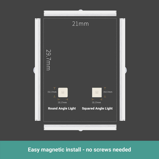 Kartech LED Light Bar USB Rechargeable Motion Sensor Night Lamp Kitchen Wardrobe