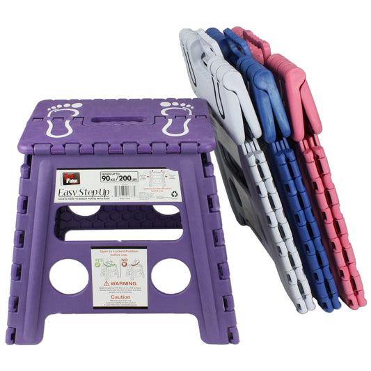 Folding Foot Stool Step Ladder Children Kids Plastic Footstool Stepladder Chair
