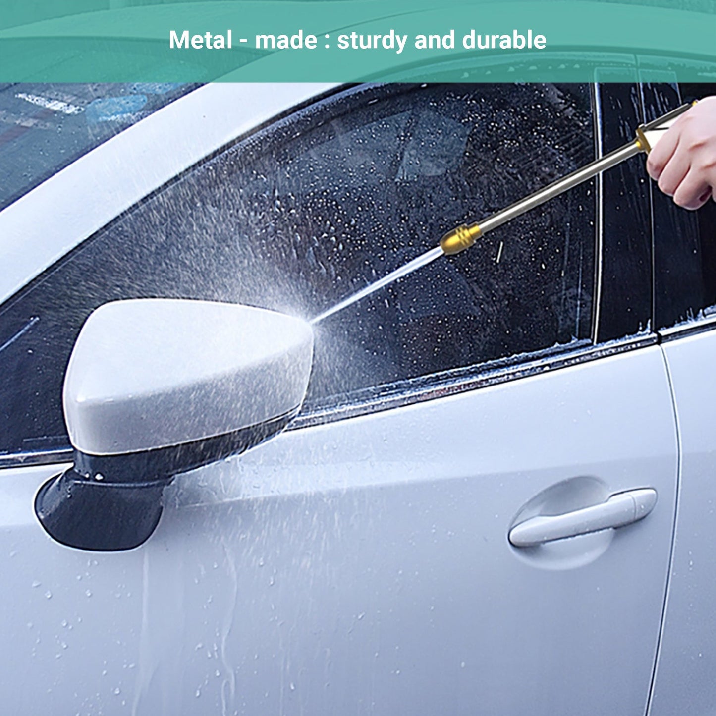Kartech High Pressure Hose Car Water Foam Cleaner Garden Spray Gun Expandable