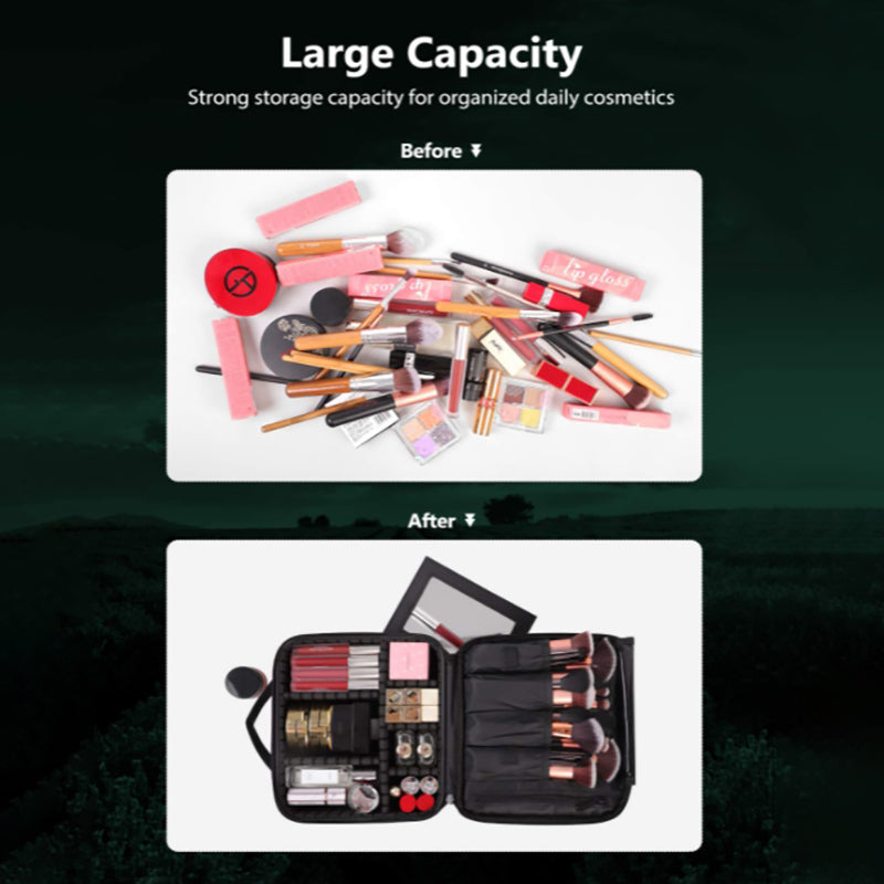 Lebeau Travel Makeup Train Case Cosmetic Train Organizer Portable Artist Storage