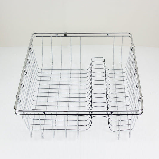 Stainless Steel Dish Rack Chrome Racks Dishrack Drying Cutlery Drainer Tray - Simply Homeware