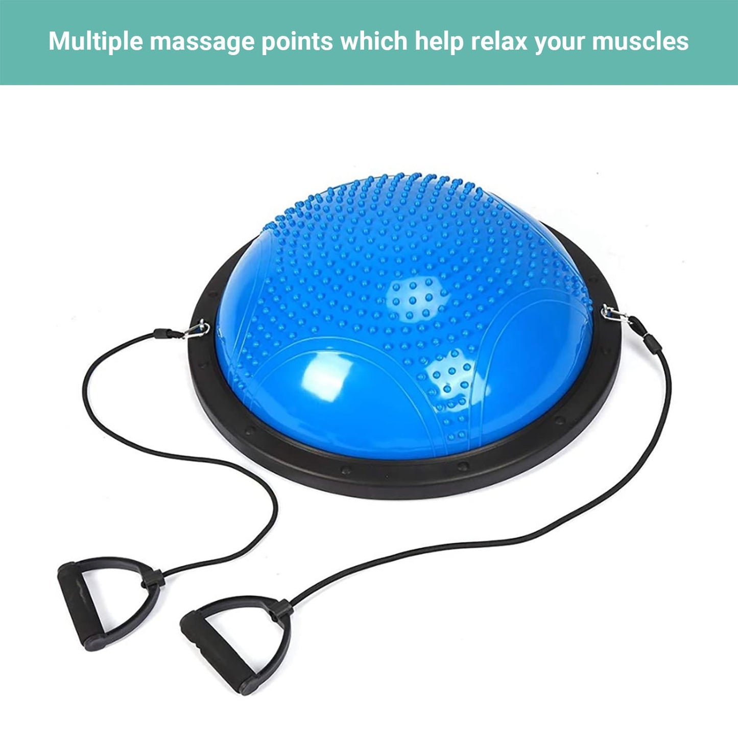 Permafit Yoga Bosu Balance Ball Gym Training Exercise Fitness Core Pilates Half