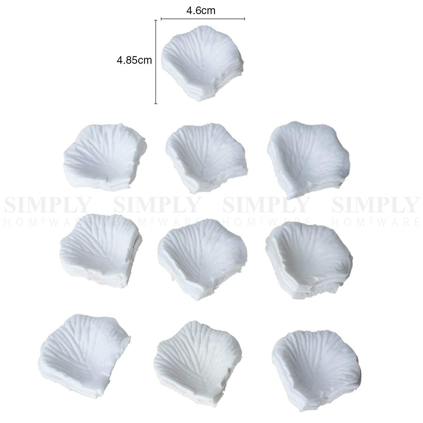Wedding Flower Petals Artificial Rose Dried Fake Silk White Red Pink Blue Bridal - Simply Homeware